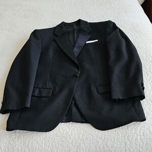 New York Broadway Tuxmakers Vintage One-Button Tuxedo Jacket